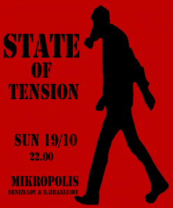 state of tension red blck